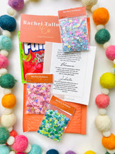 Load image into Gallery viewer, 3 sequin mixes. One blue and pink, one pink and one green and blue.