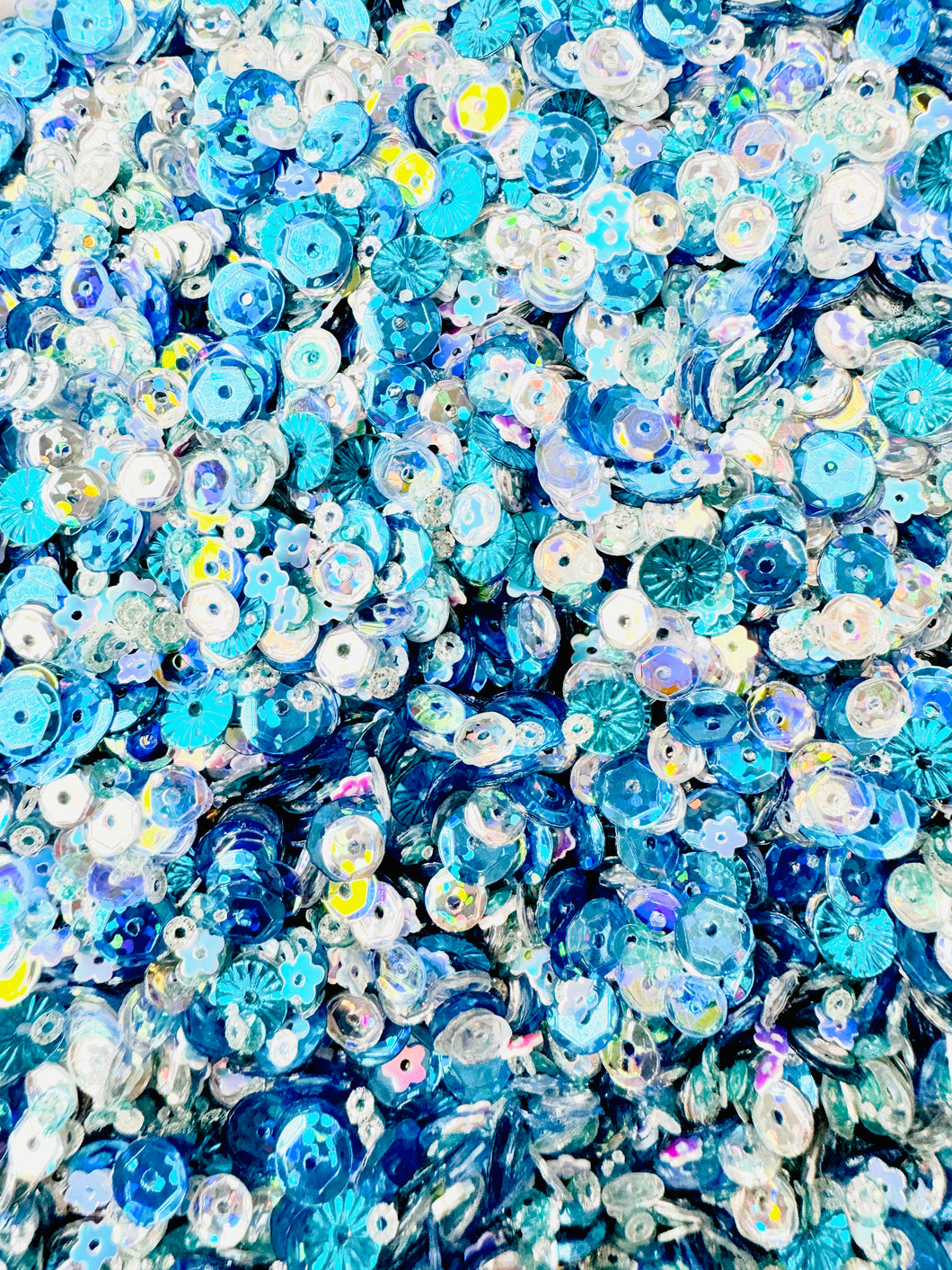 “Blue Lagoon” Sequin Mix