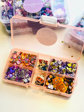 Load image into Gallery viewer, Halloween Sequin Mix &amp; Charm Box
