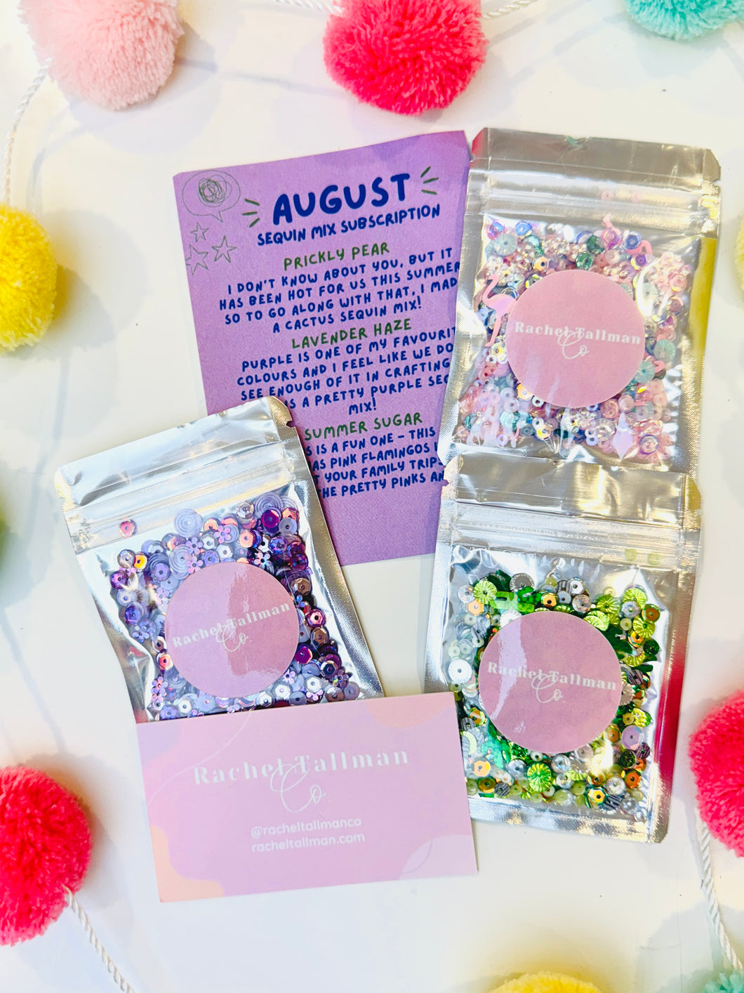 August 2024 Sequin Mix Subscription ***ONE MONTH ONLY